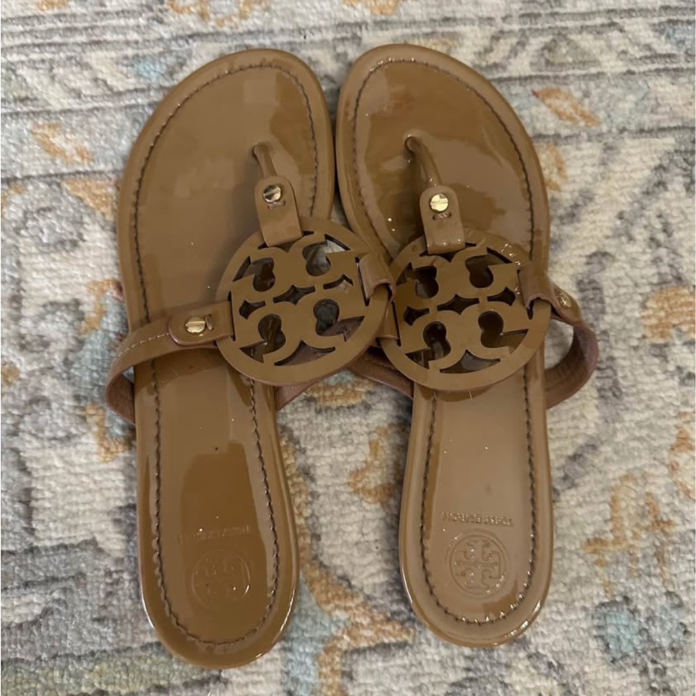 Tory Burch Miller Tan Sandals